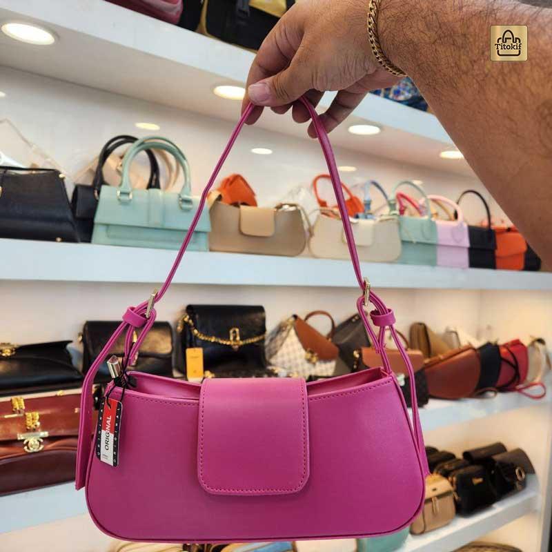 کیف دوشی دستی دوحالته دخترانه مدل تک بند